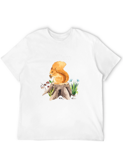 Whimsical Squirrel Personalized T-Shirt
