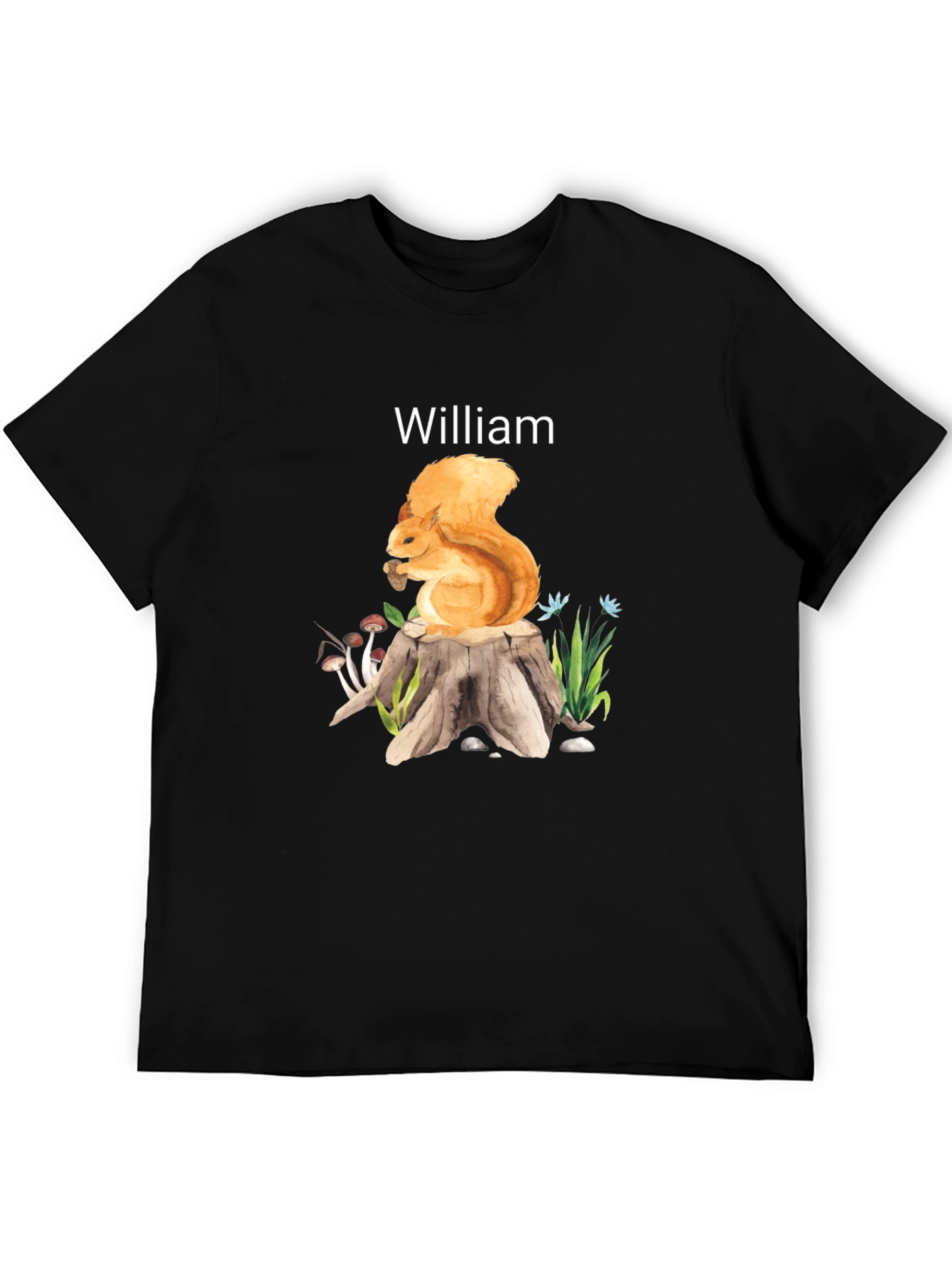 Whimsical Squirrel Personalized T-Shirt