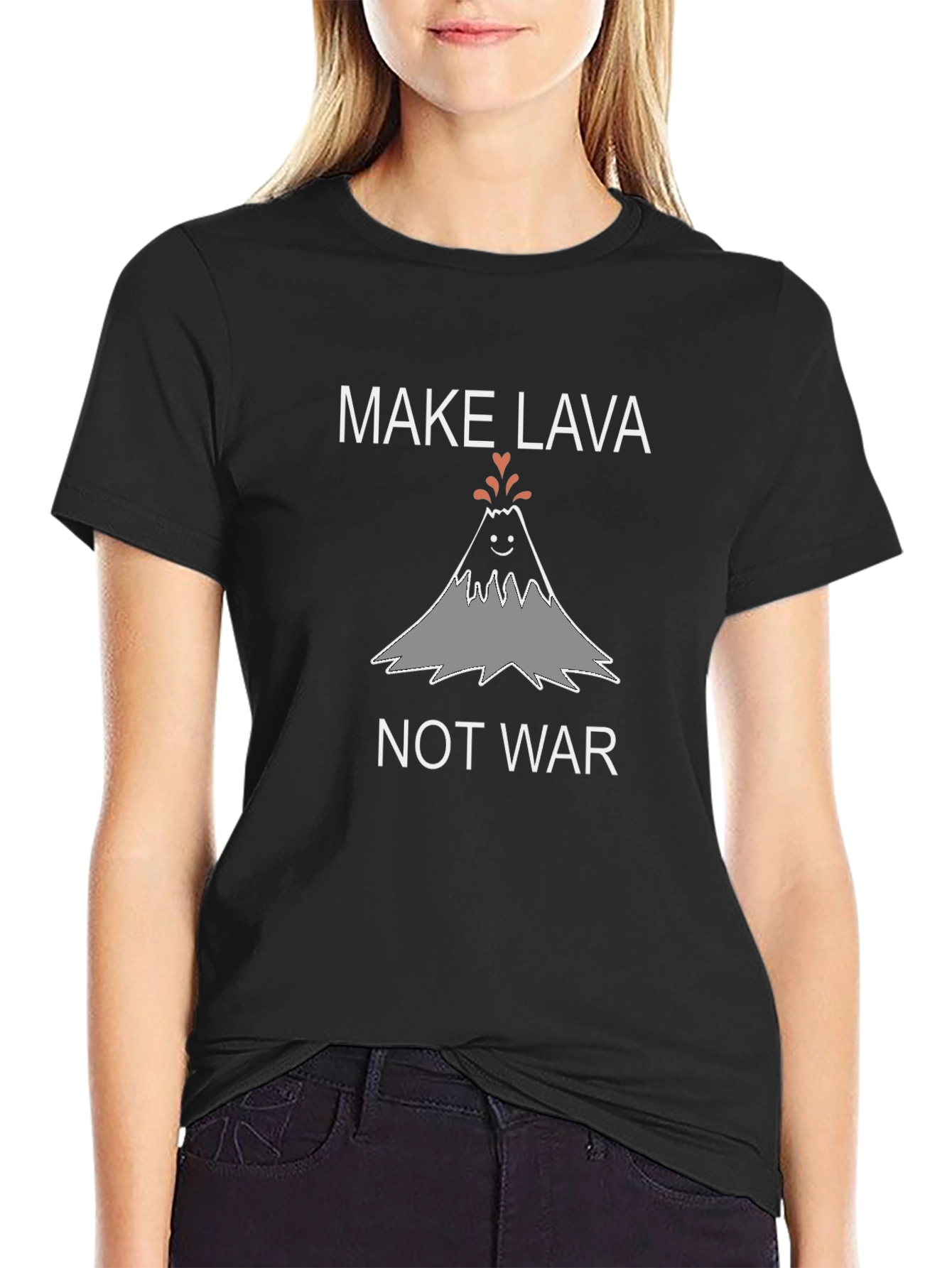 Make Lava Not War Graphic T-Shirt