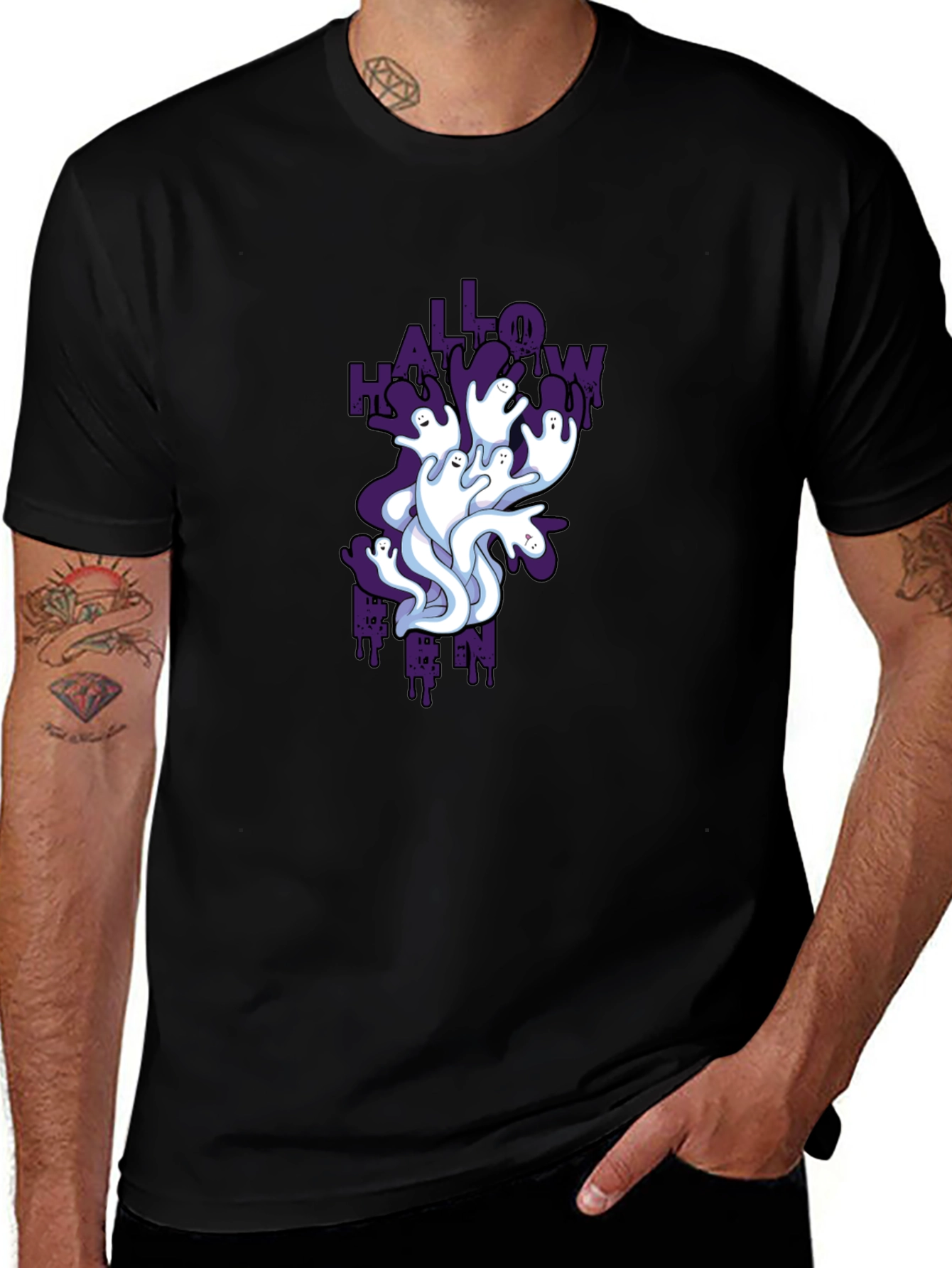 Halloween Ghost T-Shirt - Spooky Season Tee