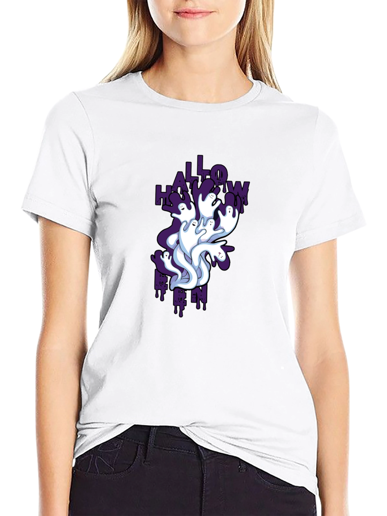 Halloween Ghost T-Shirt - Spooky Season Tee
