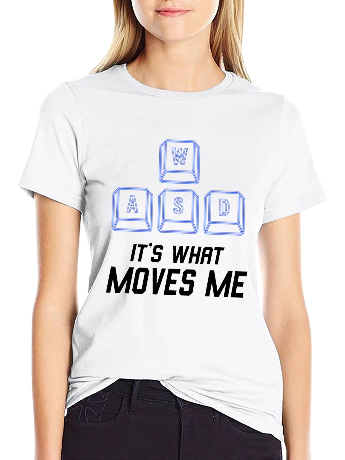 WASD Gamer T-Shirt - Its What Moves Me
