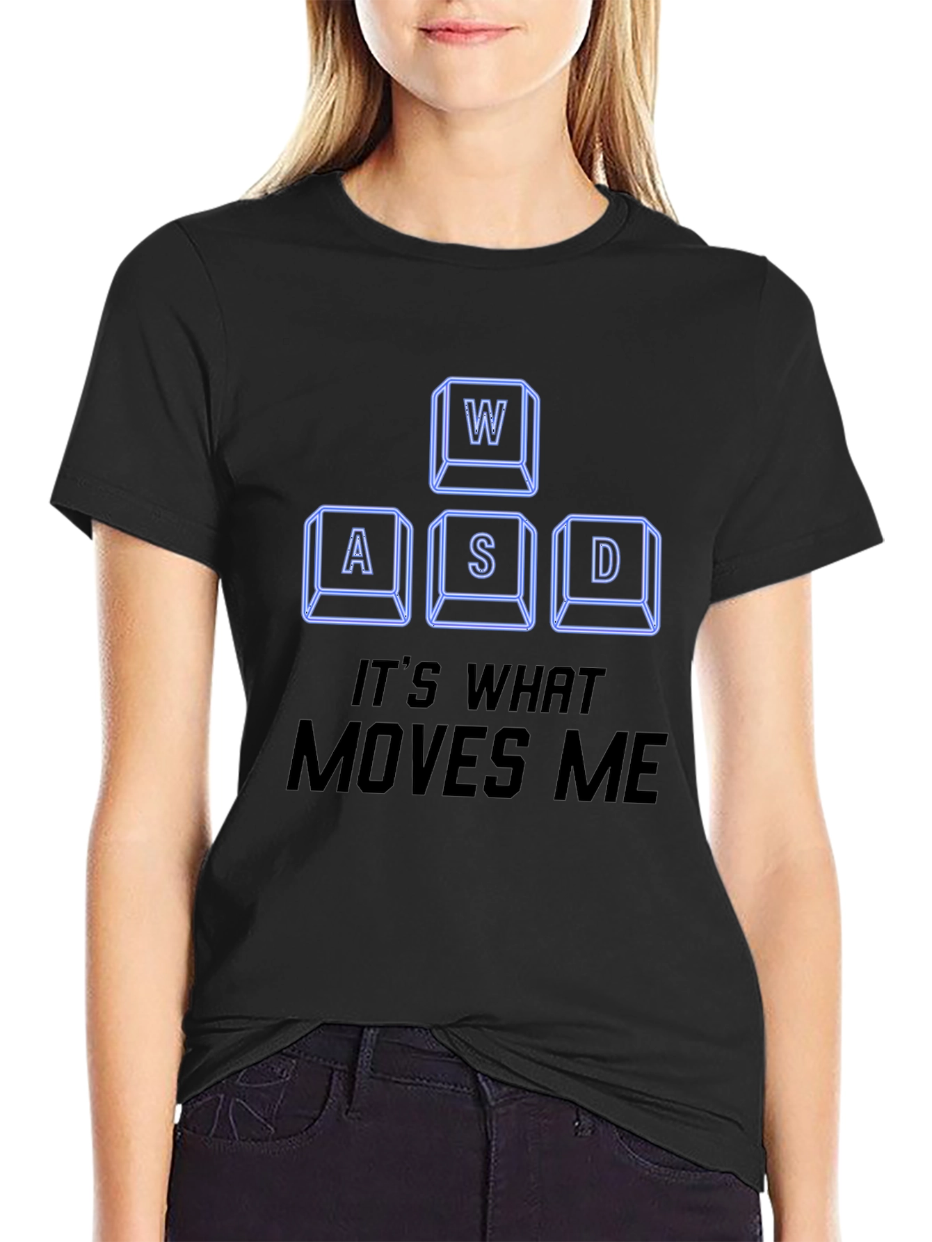 WASD Gamer T-Shirt - Its What Moves Me