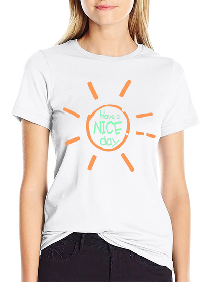 Have A Nice Day Graphic Tee - Black T-Shirt