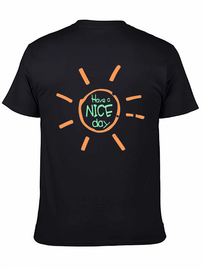 Have A Nice Day Graphic Tee - Black T-Shirt