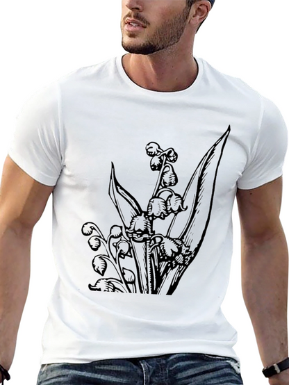 Black Lily of the Valley Graphic Tee