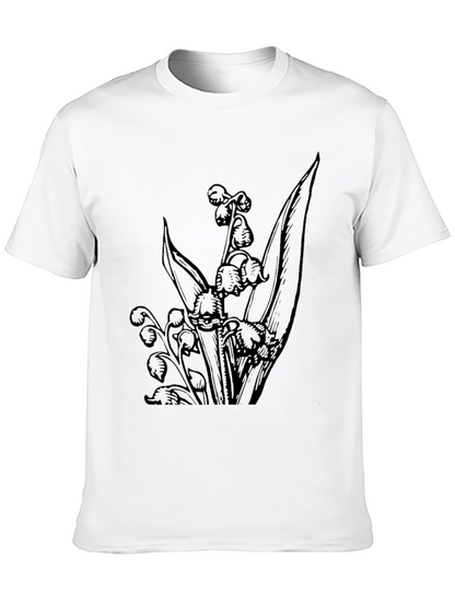 Black Lily of the Valley Graphic Tee