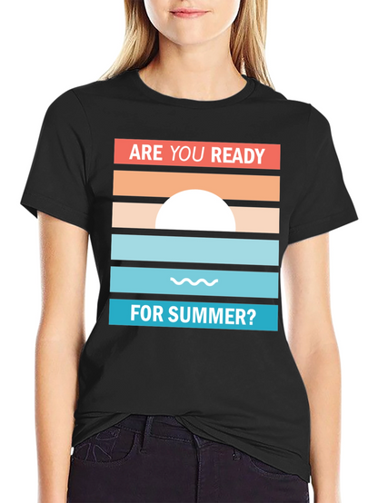 Retro Summer T-Shirt - Are You Ready?