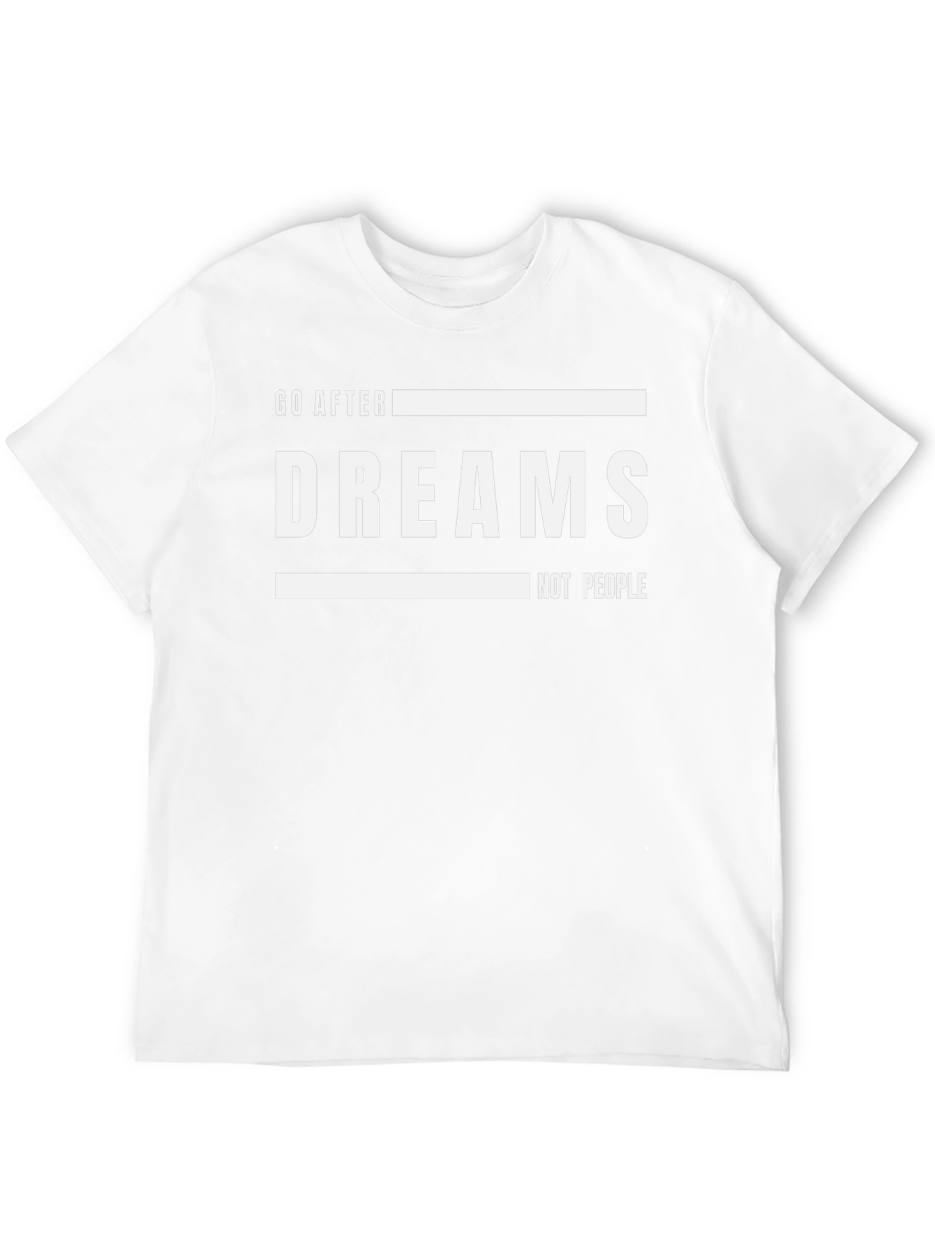 Go After Dreams Graphic Tee - Motivational Black T-Shirt