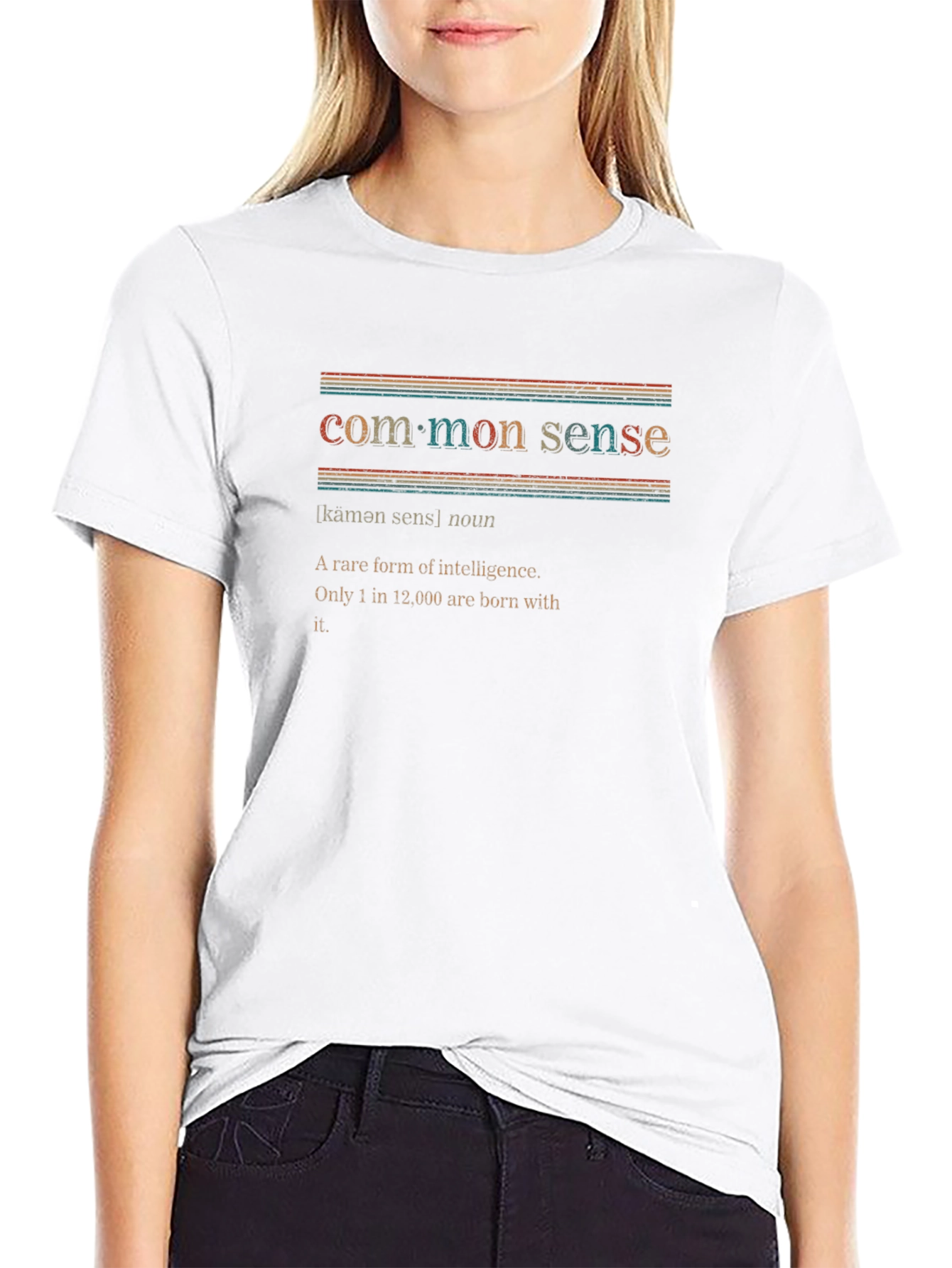 Common Sense Graphic Tee - Unique Statement Shirt
