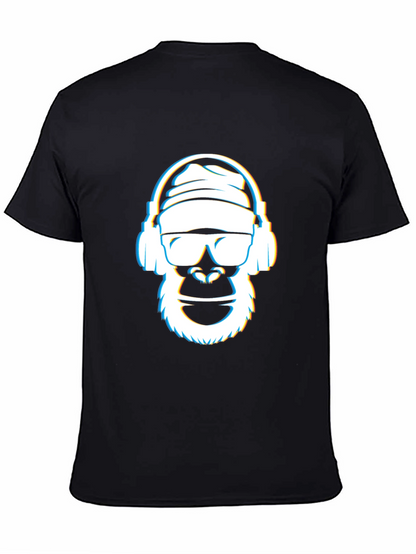 Cool Gorilla Graphic Tee - Black Crew Neck