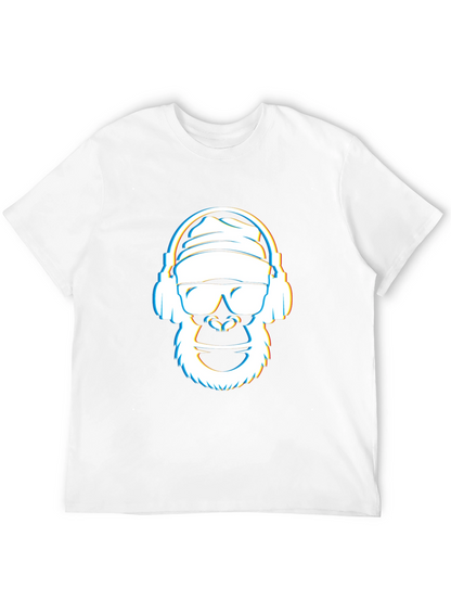 Cool Gorilla Graphic Tee - Black Crew Neck