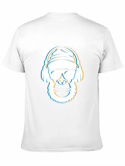 Cool Gorilla Graphic Tee - Black Crew Neck