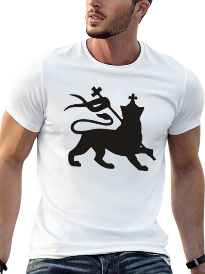 Black Lion T-Shirt - Reggae Inspired Style