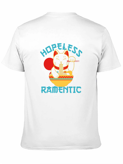 Hopeless Ramantic T-Shirt - Lucky Cat Ramen