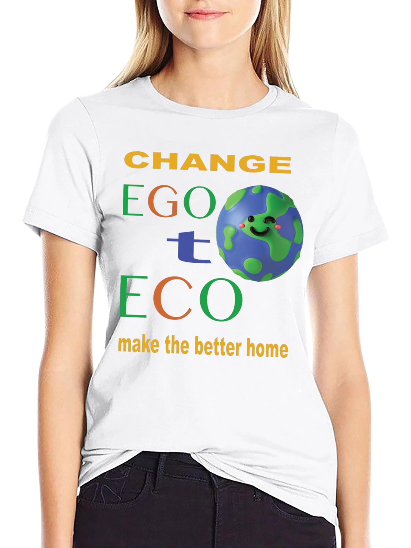 Change Ego to Eco Graphic T-Shirt