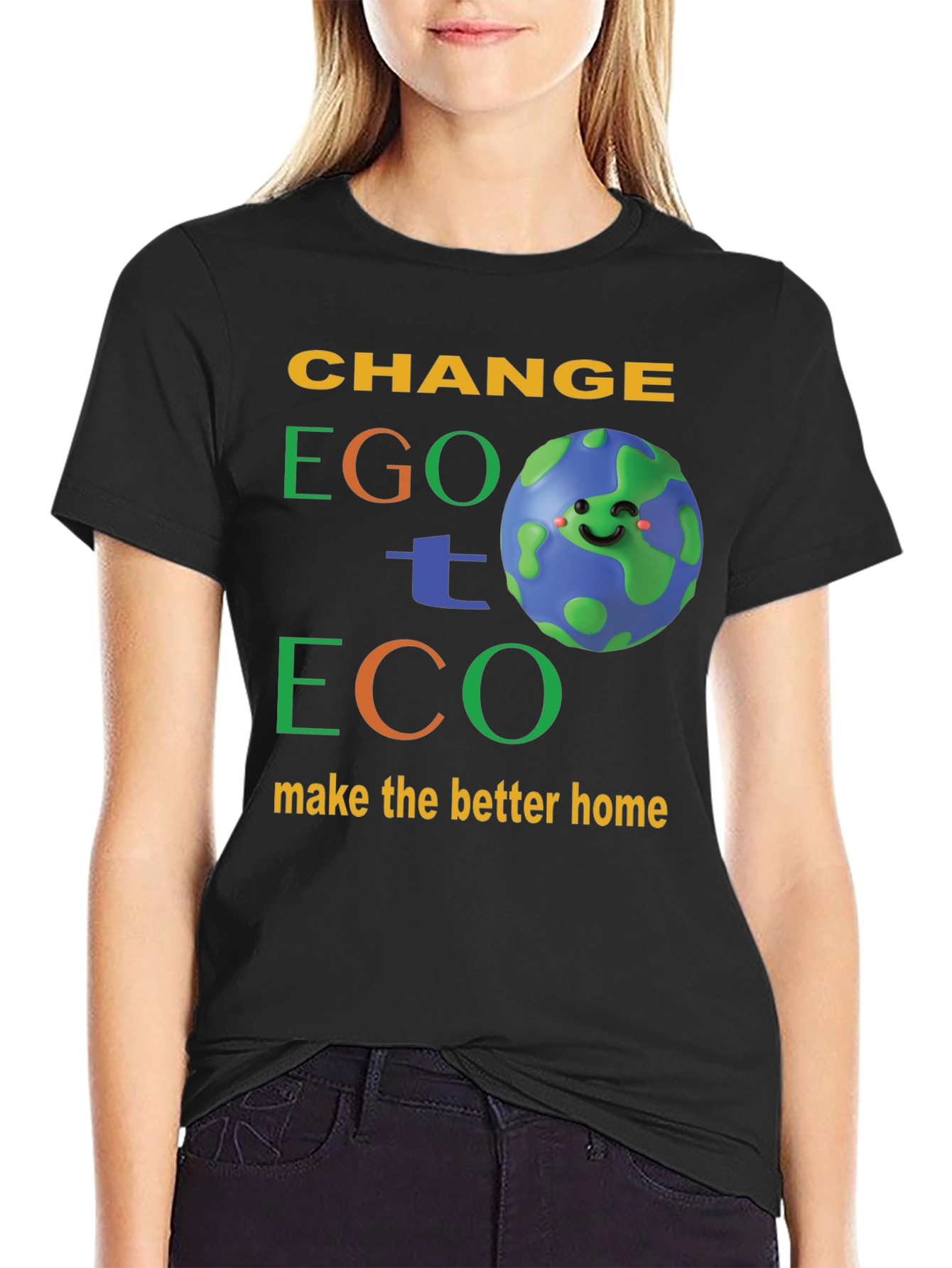 Change Ego to Eco Graphic T-Shirt