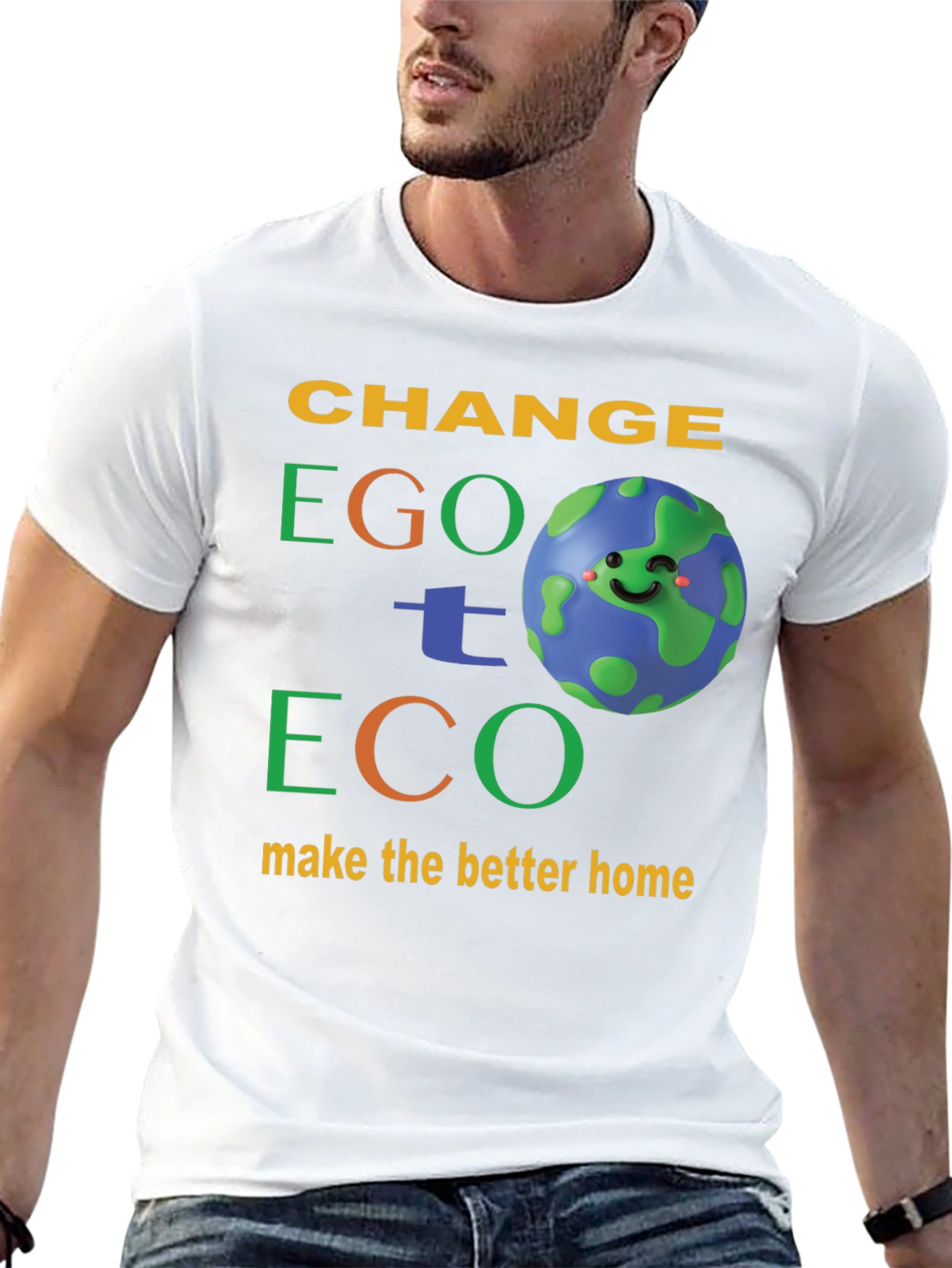Change Ego to Eco Graphic T-Shirt