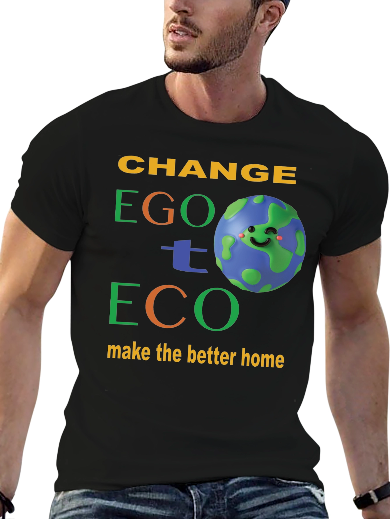 Change Ego to Eco Graphic T-Shirt