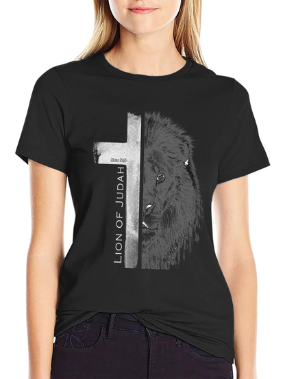 Lion of Judah Black Graphic Tee