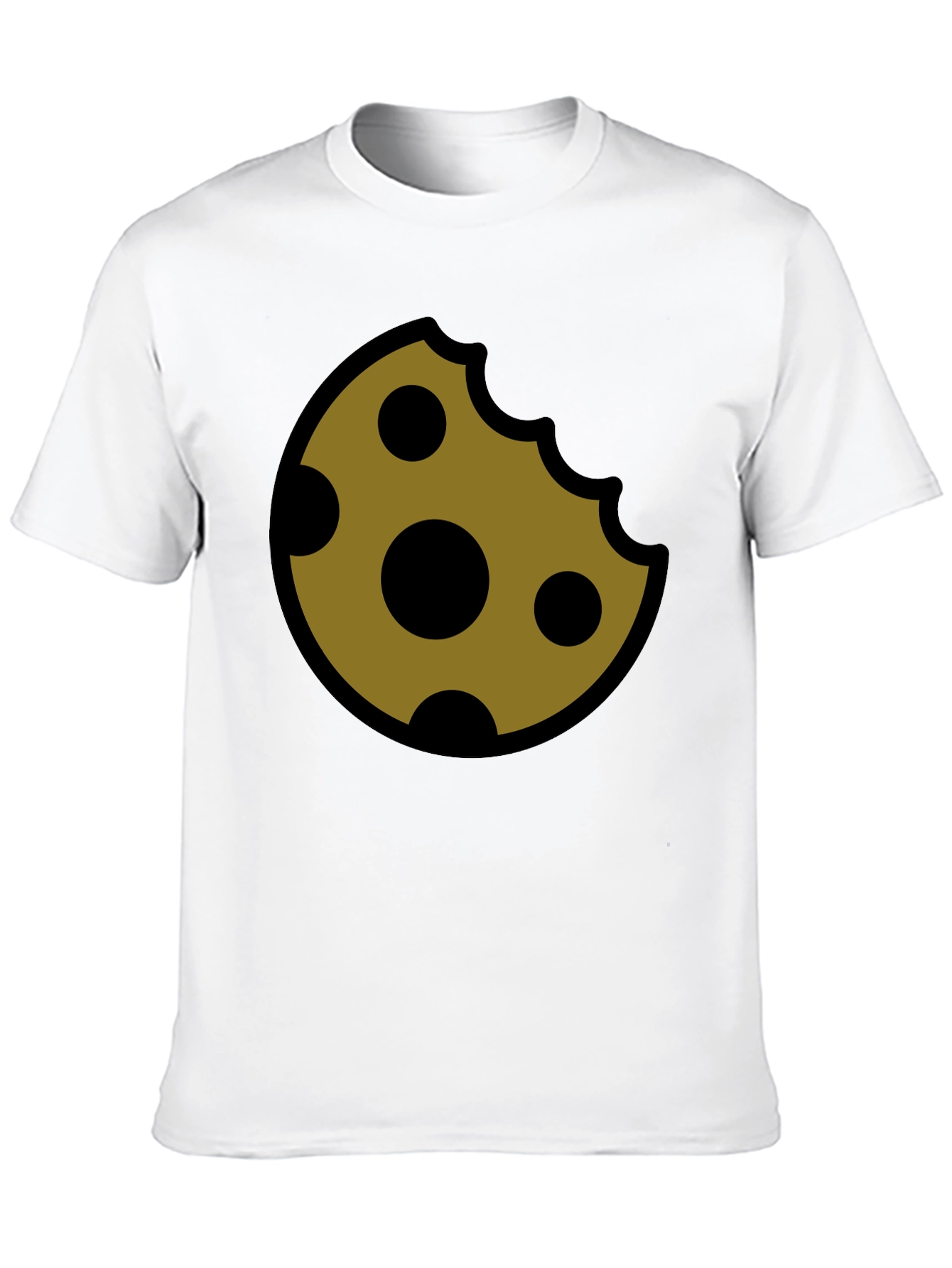 Cookie Bite T-Shirt - Funny Cartoon Graphic Tee