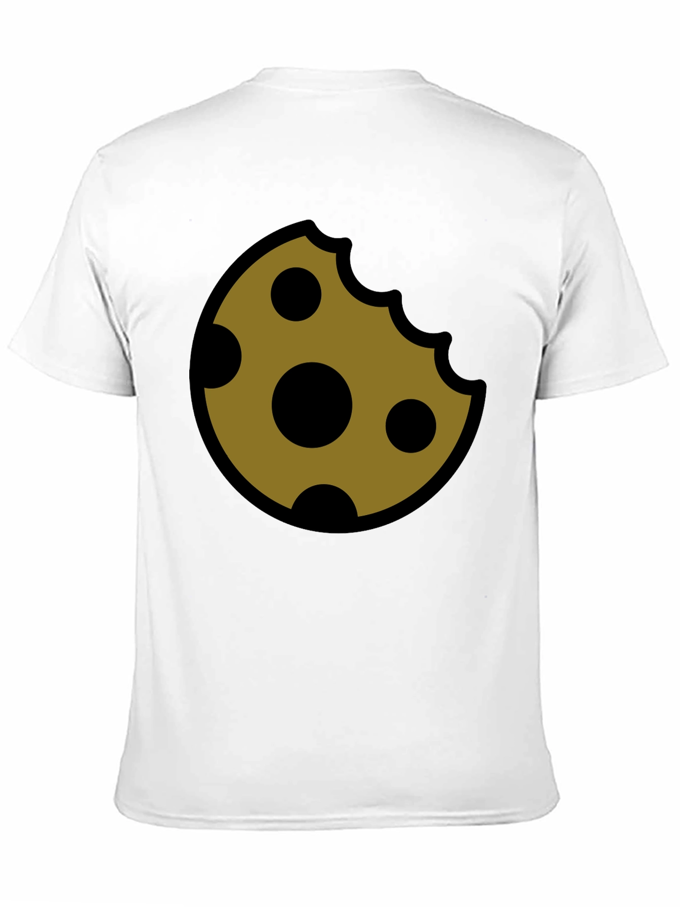 Cookie Bite T-Shirt - Funny Cartoon Graphic Tee
