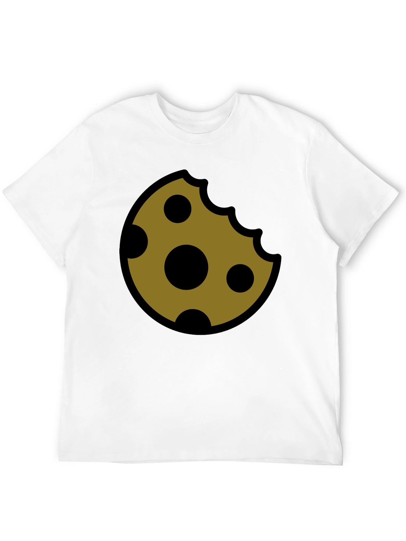 Cookie Bite T-Shirt - Funny Cartoon Graphic Tee