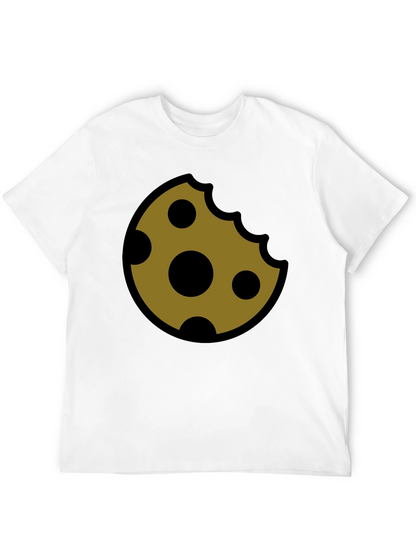 Cookie Bite T-Shirt - Funny Cartoon Graphic Tee