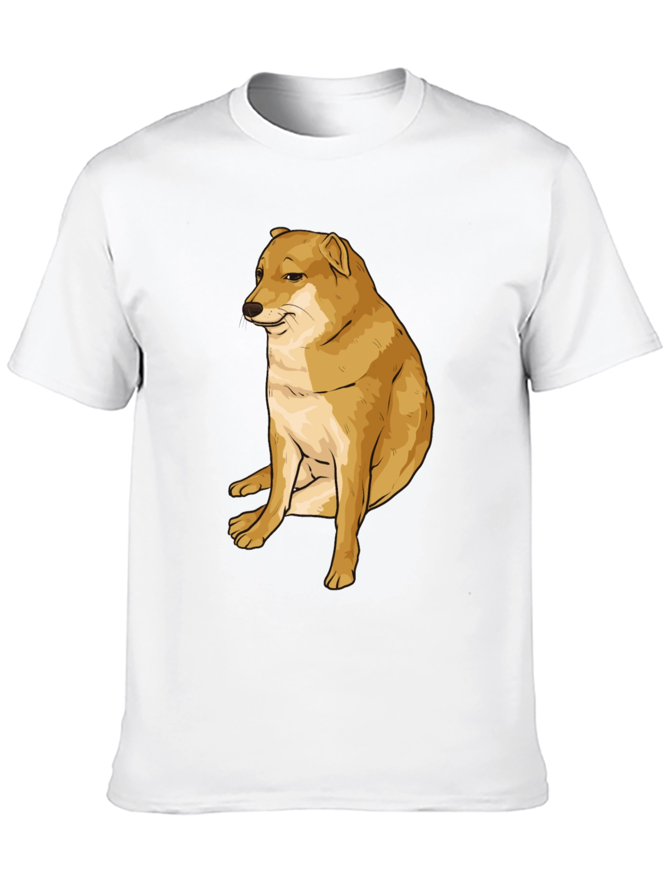 Doge Meme T-Shirt - Black Cotton Graphic Tee