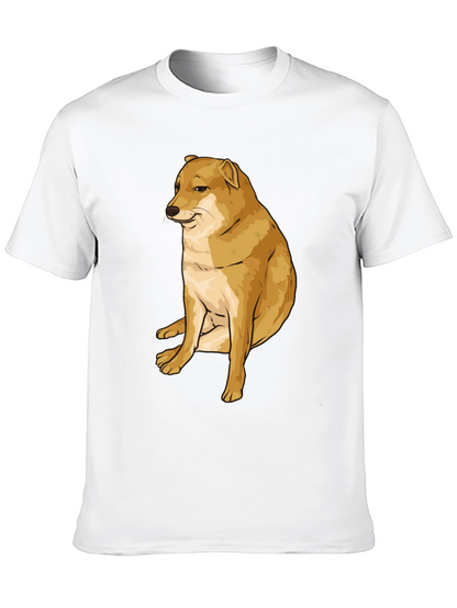Doge Meme T-Shirt - Black Cotton Graphic Tee
