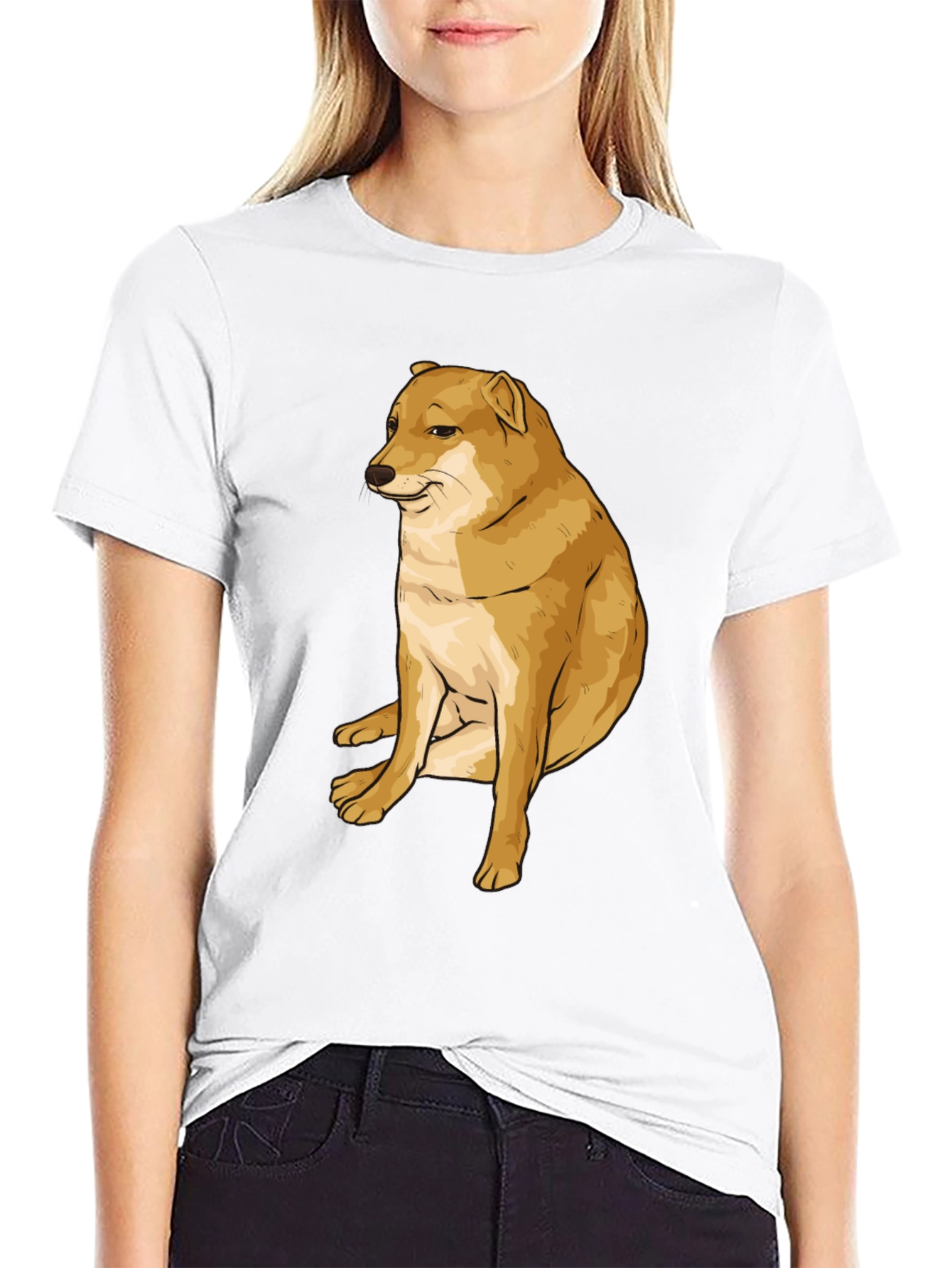 Doge Meme T-Shirt - Black Cotton Graphic Tee
