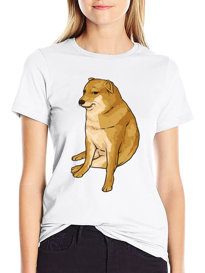Doge Meme T-Shirt - Black Cotton Graphic Tee