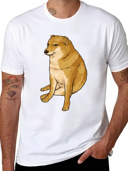 Doge Meme T-Shirt - Black Cotton Graphic Tee