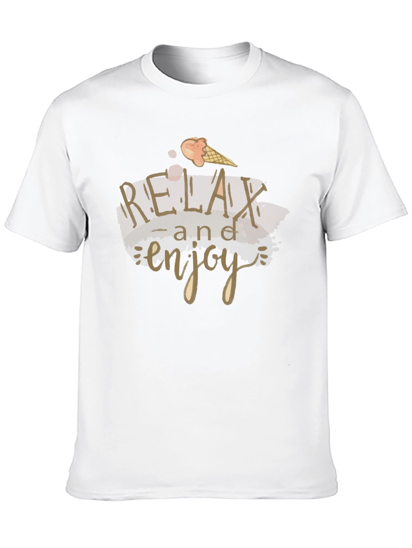 Relax and Enjoy Black T-Shirt