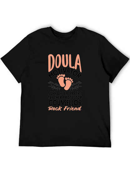 Doula Motivator Black T-Shirt
