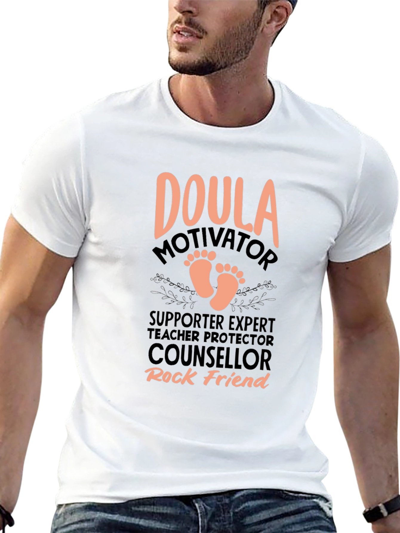 Doula Motivator Black T-Shirt