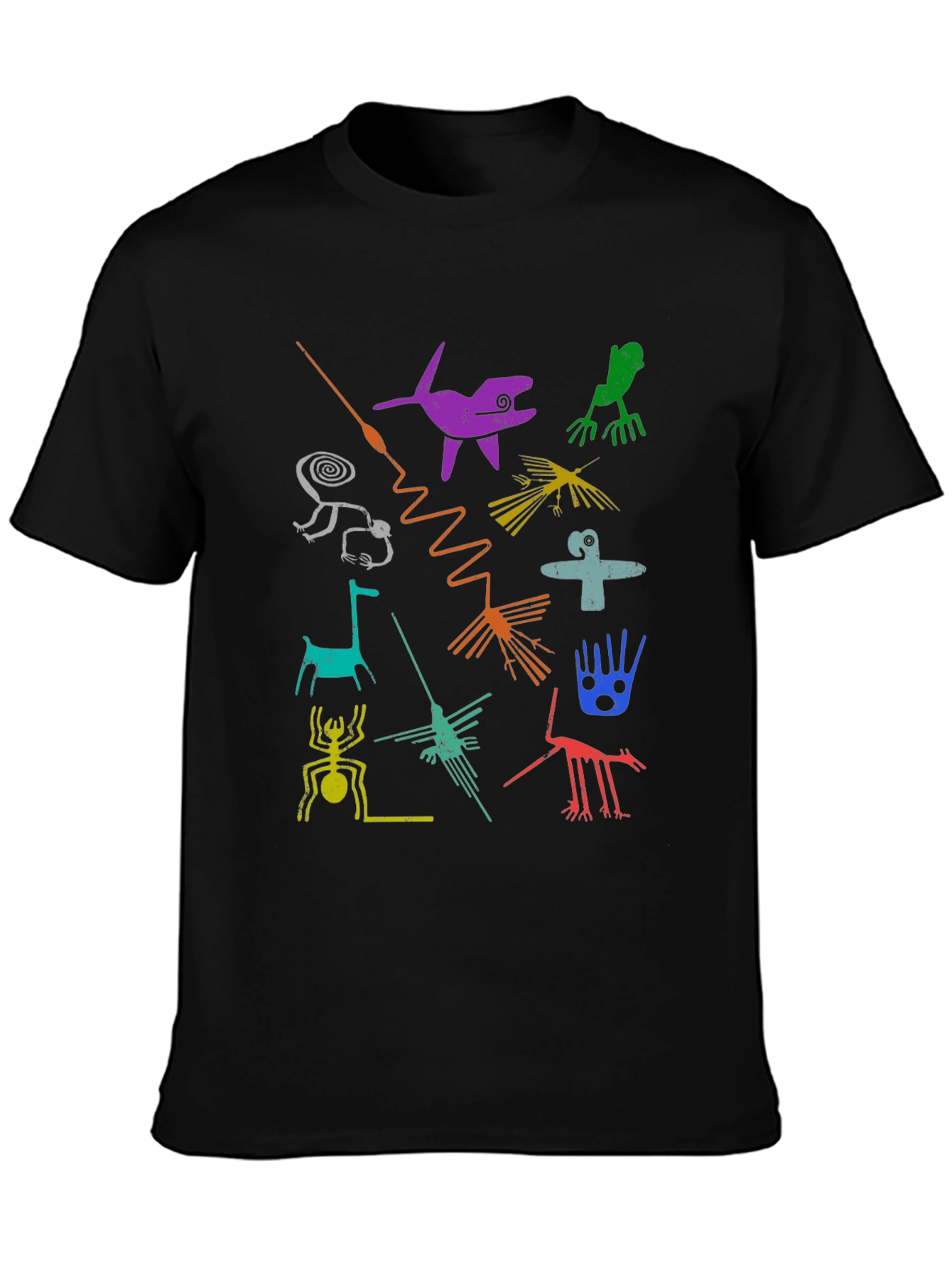 Nazca Lines Graphic Tee - Unique Design