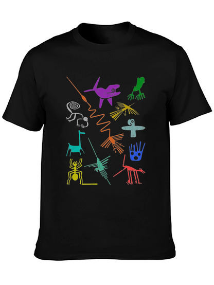 Nazca Lines Graphic Tee - Unique Design