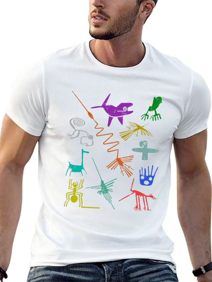 Nazca Lines Graphic Tee - Unique Design