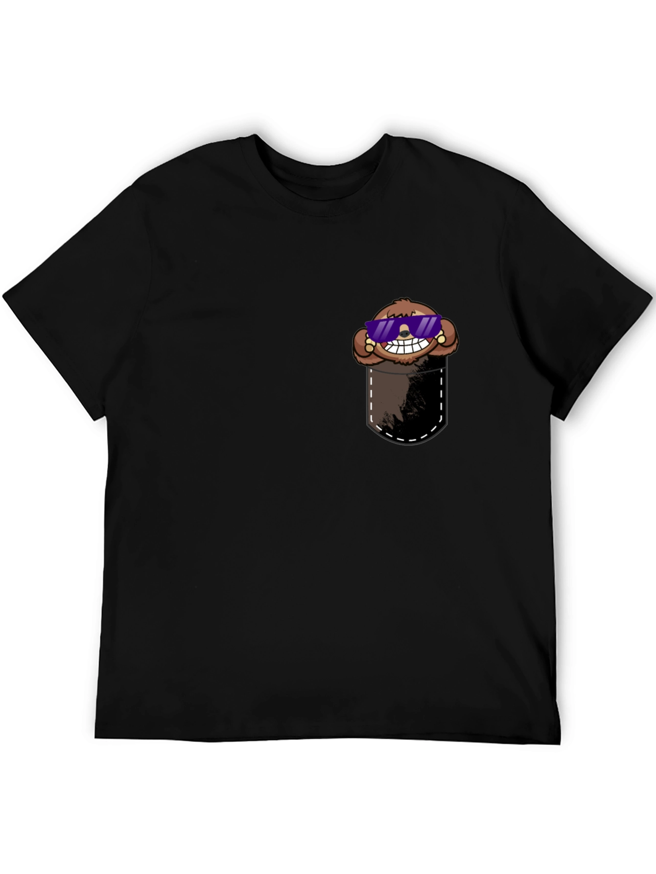 Cool Sloth Pocket Tee - Comfy Graphic T-Shirt