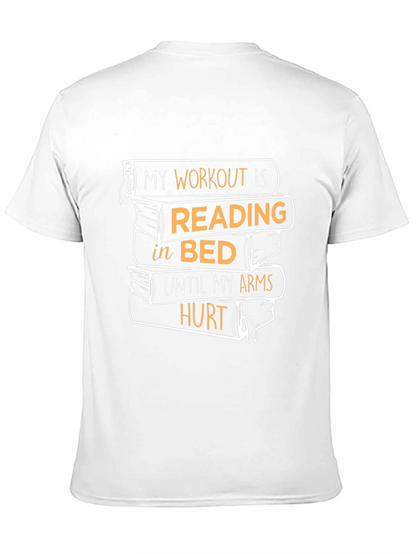 Reading Workout T-Shirt - Funny Book Lover Tee