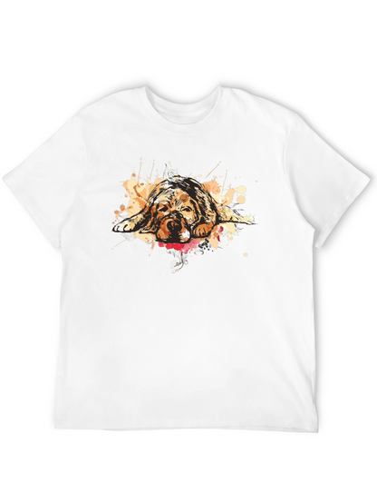 Dog Graphic T-Shirt - Relaxed Fit