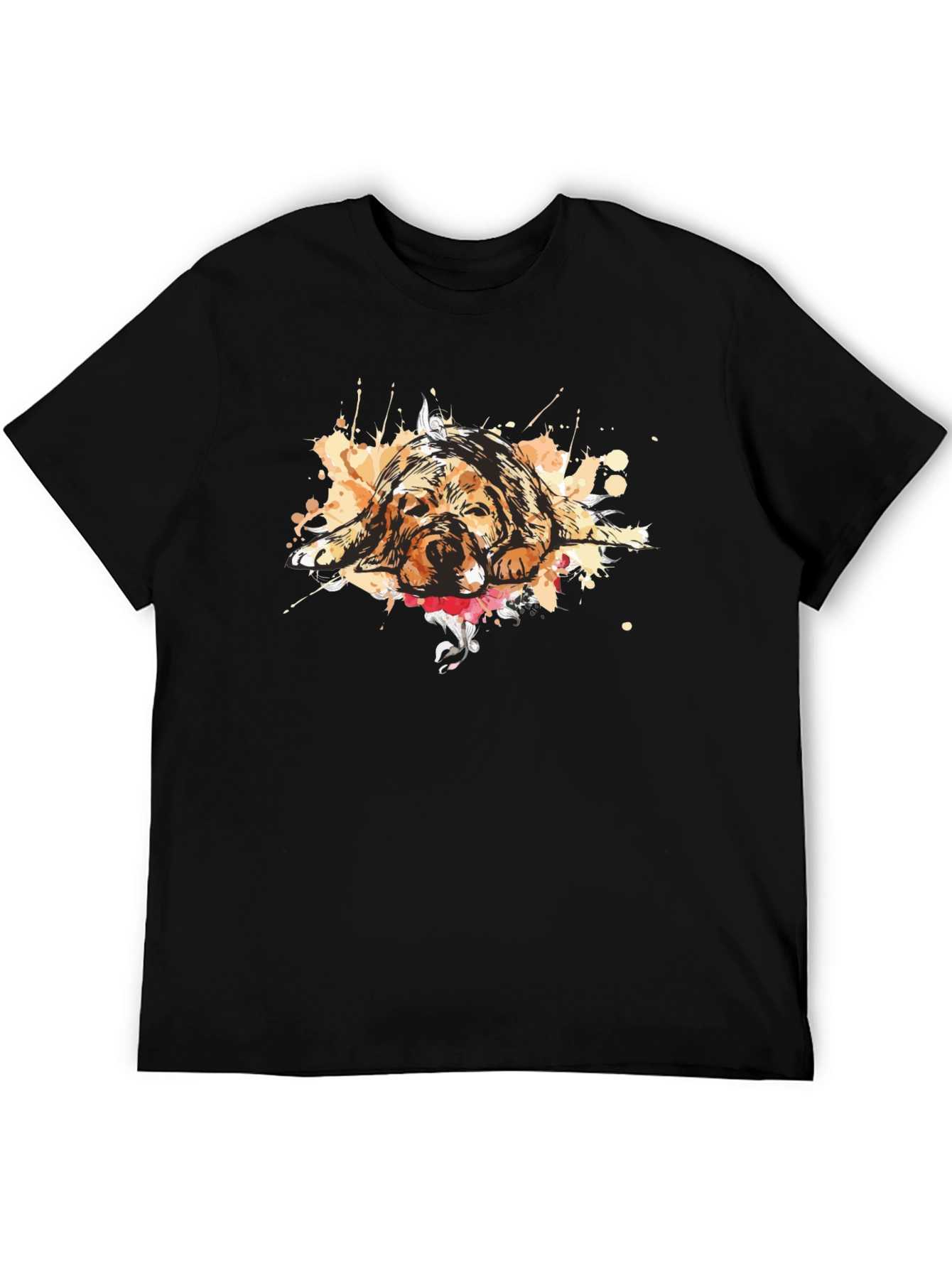 Dog Graphic T-Shirt - Relaxed Fit