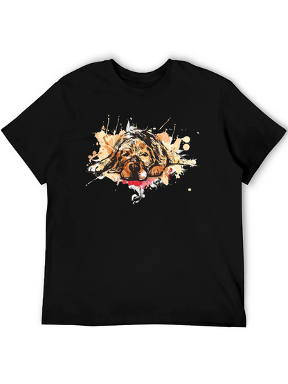 Dog Graphic T-Shirt - Relaxed Fit
