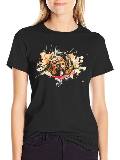 Dog Graphic T-Shirt - Relaxed Fit