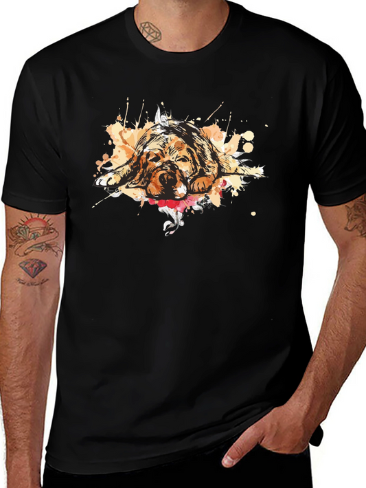 Dog Graphic T-Shirt - Relaxed Fit