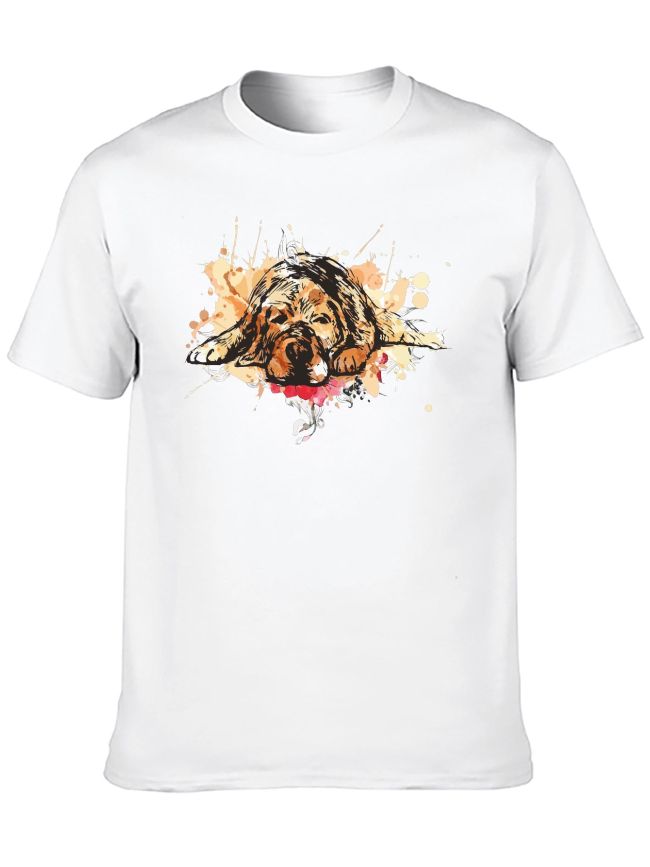 Dog Graphic T-Shirt - Relaxed Fit
