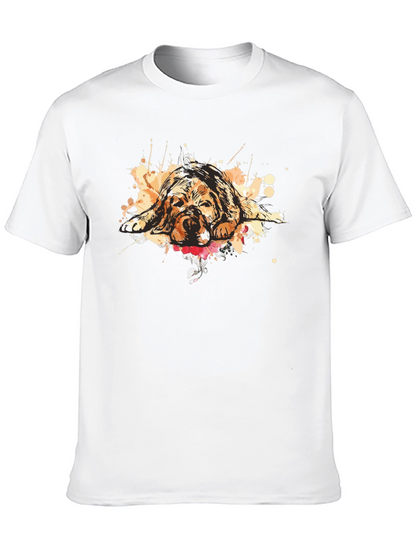 Dog Graphic T-Shirt - Relaxed Fit