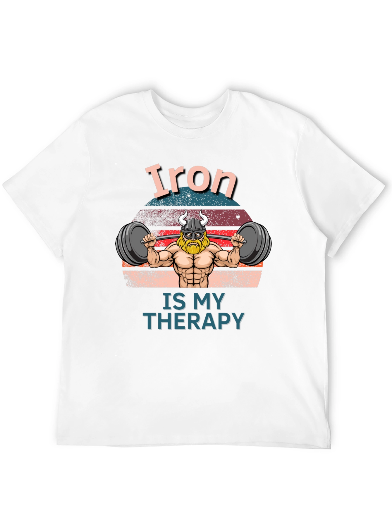 Iron is my Therapy Black T-Shirt