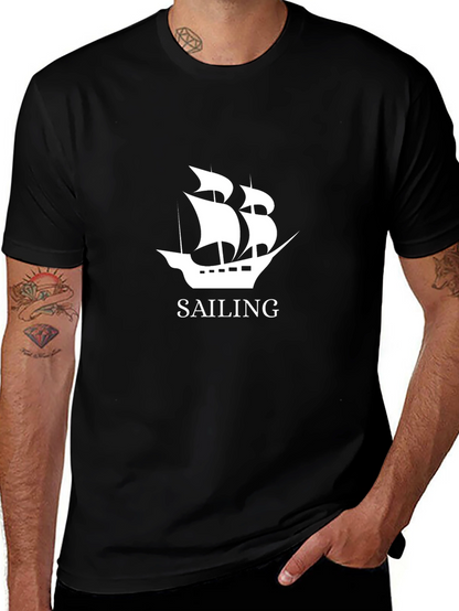 Sailing Graphic T-Shirt - Classic Design